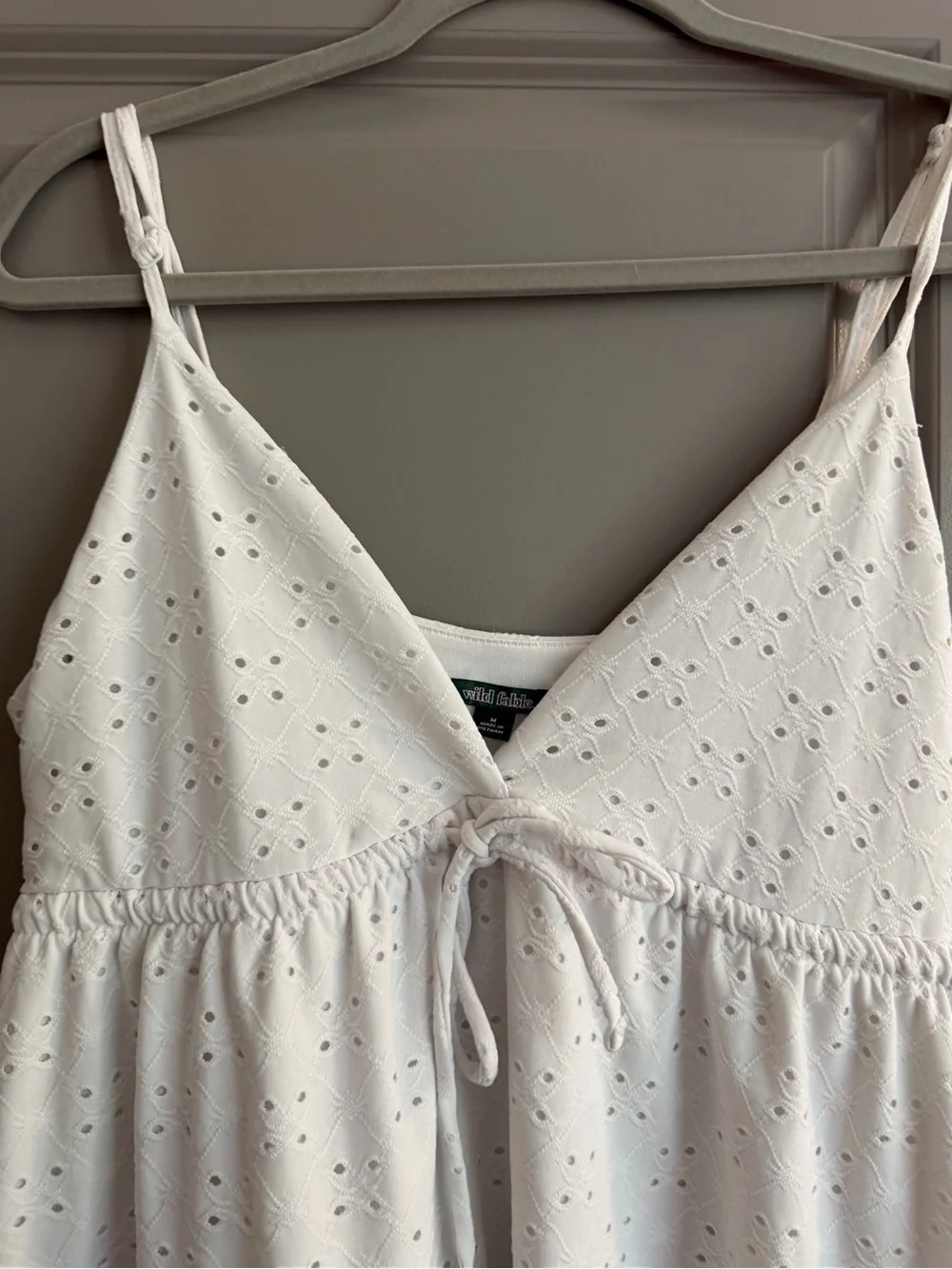 White Eyelet Sun Dress